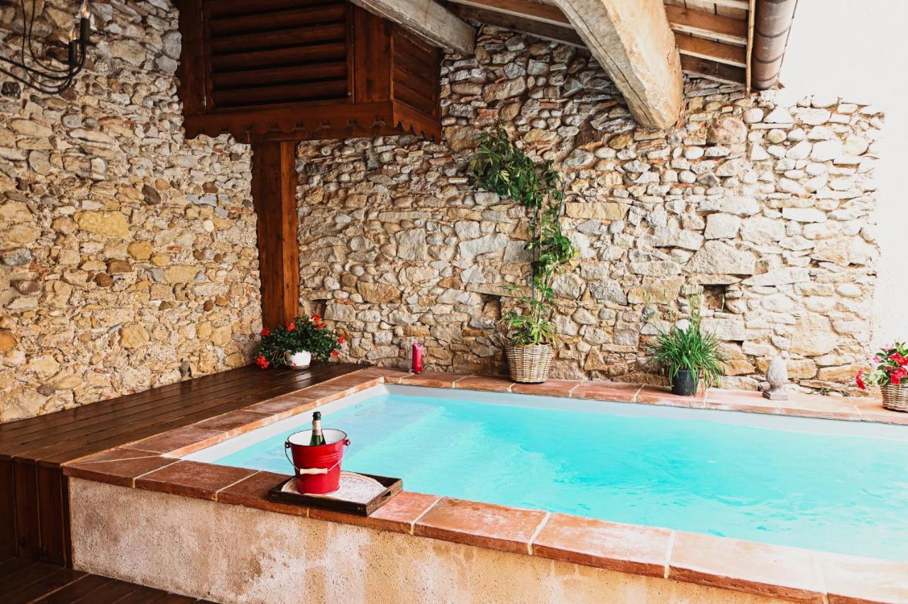 Demeure De La Carmine, Sejour Bien-Etre D'Exception, Piscine, Hammam, Champagne Bed and Breakfast Mirepoix  Exteriör bild