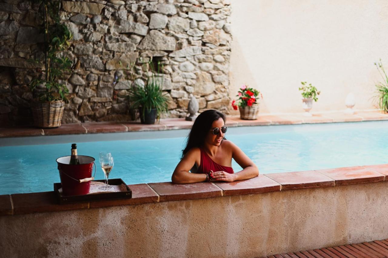 Demeure De La Carmine, Sejour Bien-Etre D'Exception, Piscine, Hammam, Champagne Bed and Breakfast Mirepoix  Exteriör bild
